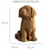Puzzle sculpture 3D en carton - Trio de chiots - Cartonic