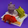 Puzzle sculpture 3D en carton - Trio de chatons - Cartonic