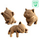Puzzle sculpture 3D en carton - Trio de chatons - Cartonic