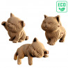 Puzzle sculpture 3D en carton - Trio de chatons - Cartonic