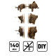 Puzzle sculpture 3D en carton - Trio de chatons - Cartonic