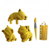 Puzzle sculpture 3D en carton - Trio de chatons - Cartonic