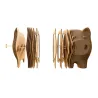 Puzzle sculpture 3D en carton - Tirelire cochon - Cartonic