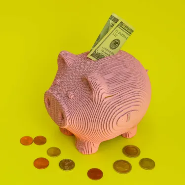 Puzzle sculpture 3D en carton - Tirelire cochon - Cartonic