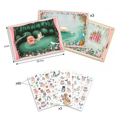 Décalcomanies Au pays des fées DJECO 9566