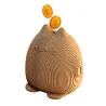 Puzzle sculpture 3D en carton - Tirelire chat kawaii - Cartonic