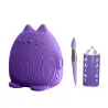 Puzzle sculpture 3D en carton - Tirelire chat kawaii - Cartonic