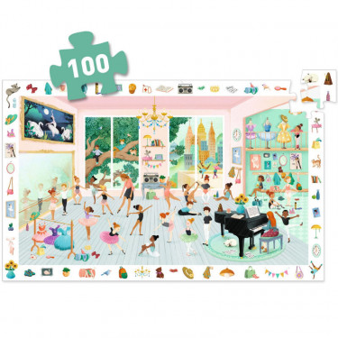 L'école de danse, Puzzle observation 100 pcs DJECO 7514
