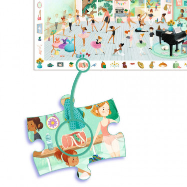 L'école de danse, Puzzle observation 100 pcs DJECO 7514