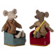 Fauteuil en velours pour souris Maileg - menthe