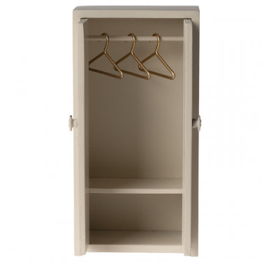 Armoire penderie miniature Maileg - Blanc cassé