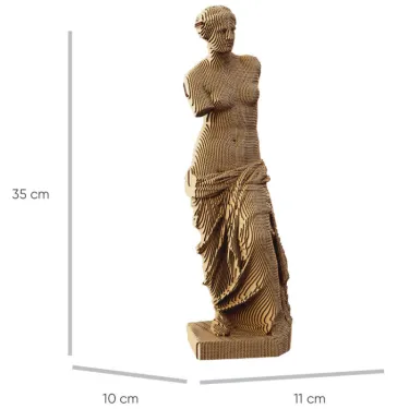 Puzzle sculpture 3D en carton - Vénus de Milo - Cartonic
