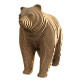 Puzzle sculpture 3D en carton - Grizzly - Cartonic