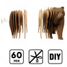 Puzzle sculpture 3D en carton - Grizzly - Cartonic