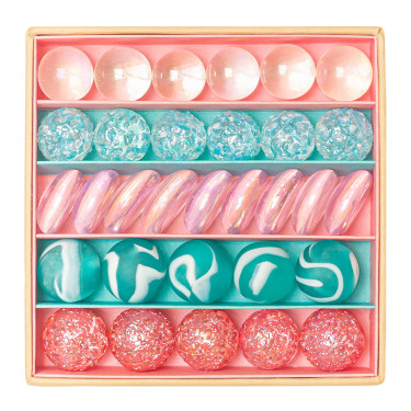Petit coffret de billes "Miami Wave" Billes & Co