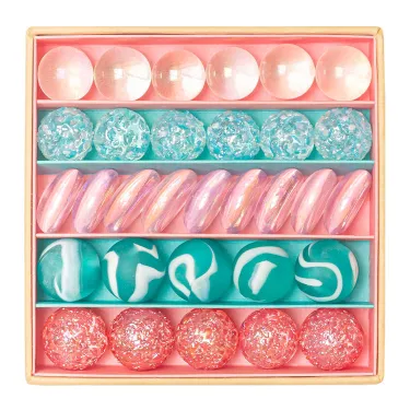 Petit coffret de billes "Miami Wave" Billes & Co