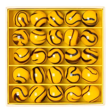 Petit coffret de billes "Banana Twist" Billes & Co