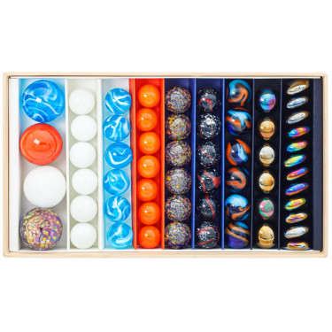 Grand coffret de billes "Space Mission" Billes & Co
