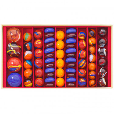 Grand coffret de billes "Dragon Feu" Billes & Co