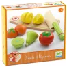 Fruits et légumes à couper, jouet en bois DJECO DJO6526