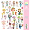 Stickers métallisés "Le petit monde des Tinyly" Djeco 9286