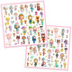 Stickers métallisés "Le petit monde des Tinyly" Djeco 9286