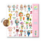 Stickers métallisés "Le petit monde des Tinyly" Djeco 9286