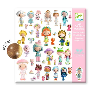 Stickers métallisés "Le petit monde des Tinyly" Djeco 9286