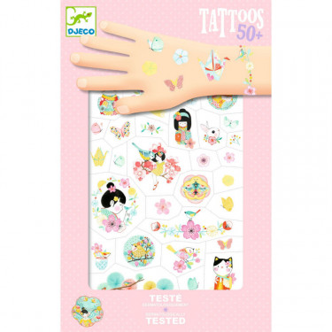 Tatouages 'Sakura' DJECO 9619