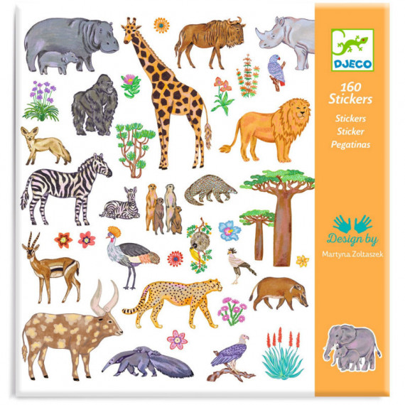 Stickers "Kenya" Djeco 9284