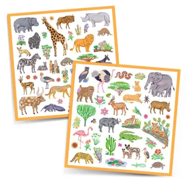 Stickers "Kenya" Djeco 9284