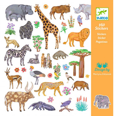 Stickers "Kenya" Djeco 9284