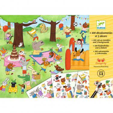 Décalcomanies "C'est la fête !" DJECO 9355