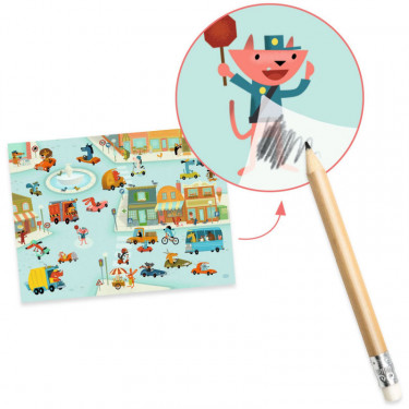 Décalcomanies "Asphalte" DJECO 9357