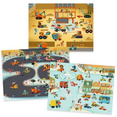 Décalcomanies "Asphalte" DJECO 9357