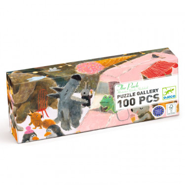 "Le parc" Puzzle gallery 100 pcs DJECO 7683