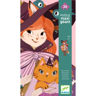 Puzzle géant "Lily la sorcière" 36 pièces DJECO 7168