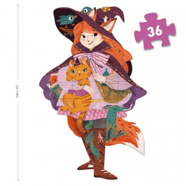Puzzle géant "Lily la sorcière" 36 pièces DJECO 7168