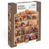 Story puzzle Djeco Le Roi Arthur 100 pcs DJECO 7054