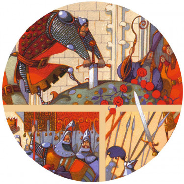 Story puzzle Djeco Le Roi Arthur 100 pcs DJECO 7054