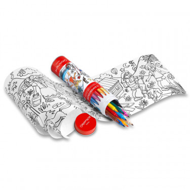 Tube de coloriage nomade - 10 feutres Swisscolor - Caran d'Ache