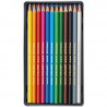 Boîte 12 crayons de couleur permanents Swisscolor - Caran d'Ache