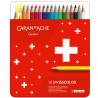 Boîte 18 crayons de couleur permanents Swisscolor - Caran d'Ache