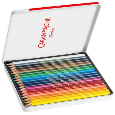 Boîte 18 crayons de couleur permanents Swisscolor - Caran d'Ache