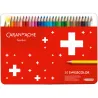 Boîte 30 crayons de couleur permanents Swisscolor - Caran d'Ache