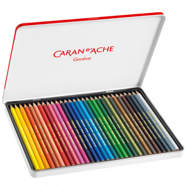 Boîte 30 crayons de couleur permanents Swisscolor - Caran d'Ache