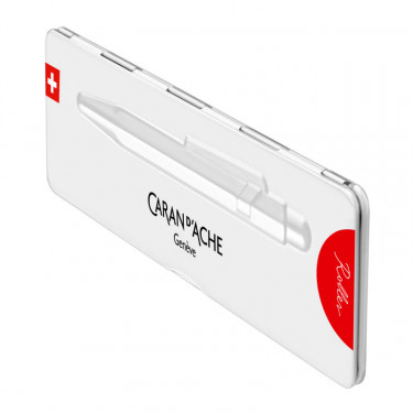 Stylo Roller Rouge 849 TM Collection Classic Line avec étui - Caran d'Ache