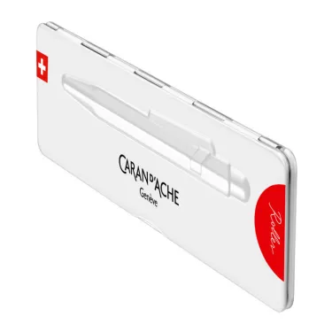 Stylo Roller Rouge 849 TM Collection Classic Line avec étui - Caran d'Ache