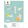 6 petits chats à colorier, kit créatif pour enfant Pirouette Cacahouète