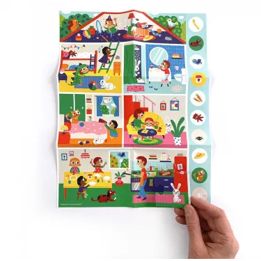 Puzzle 24 pcs 'La maison' Pirouette Cacahouète